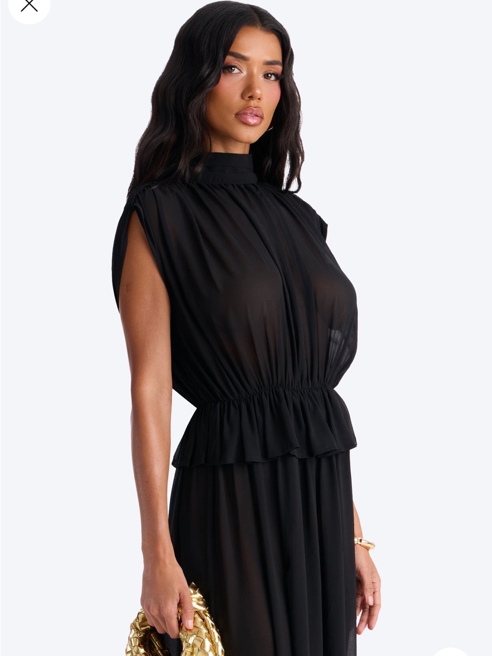 Black Sheer Dress